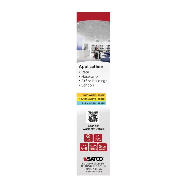9.5 Watt LED PL - 30K/35K/40K CCT Selectable - G24q Base - Type A/B - 120-277 Volt - Image 7
