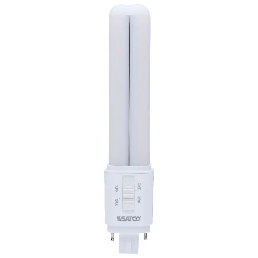 9 Watt LED PL - 27K/3K/35K/4K CCT Selectable - G24d Base - Type B - 120-277 Volt - Image 2