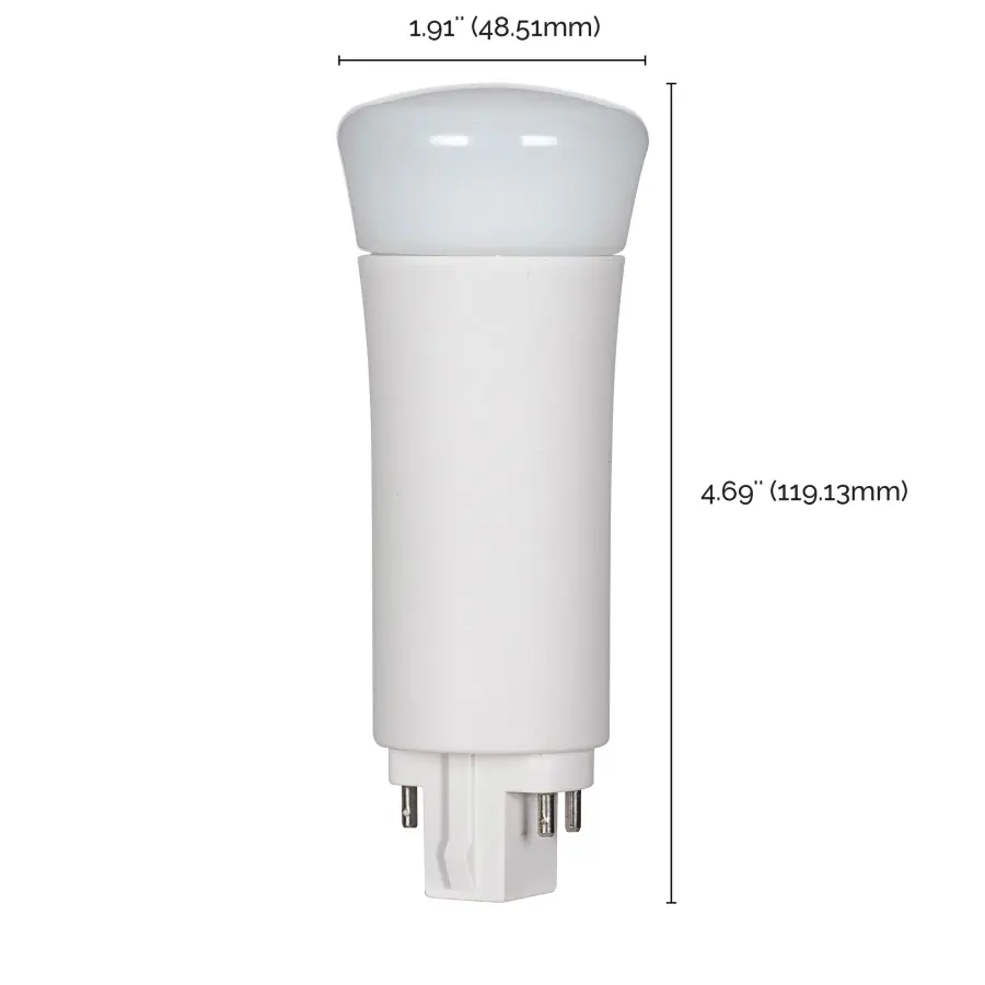 9 Watt LED PL 4-Pin - 3500K - 1050 Lumens - G24q base - 50000 Average rated hours - 120 Deg. Beam Angle - Type A - Ballast dependent - Image 2