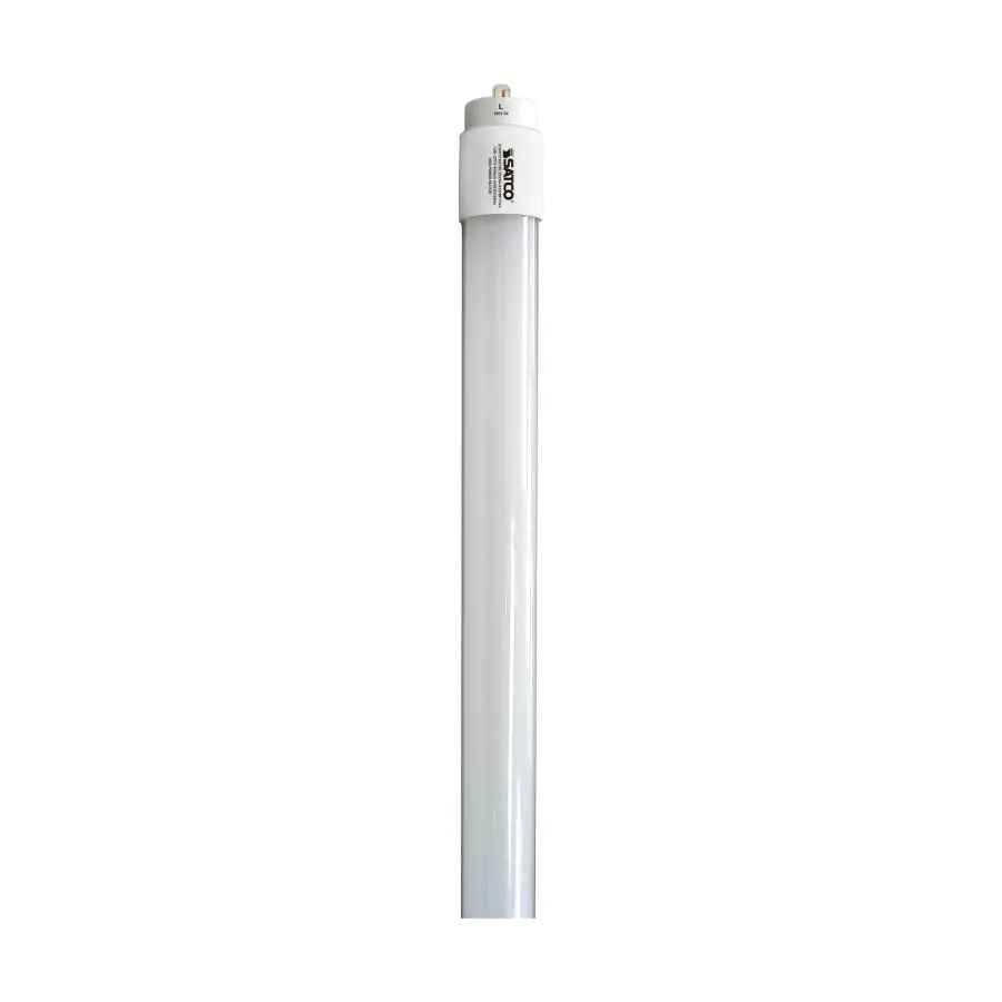 40 Watt - 8 Foot - T8 LED - Single pin base - 3500K - 50000 Average rated hours - 5300 Lumens - Type B - Ballast Bypass - Double Ended Wiring - DLC 5.1 - Image 1