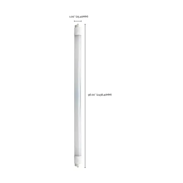 40 Watt - 8 Foot - T8 LED - Single pin base - 5000K - 50000 Average rated hours - 5500 Lumens - Type B - Ballast Bypass - Double Ended Wiring - DLC 5.1 - Image 7