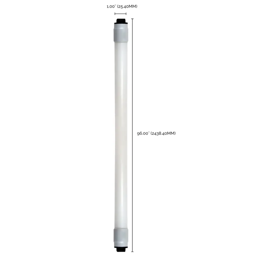 40 Watt - 8 Foot - T8 LED - 4000K - Recessed Double Contact base - 50000 Average rated hours - 5500 Lumens - Type B - Ballast Bypass - Double Ended Wiring - Image 7