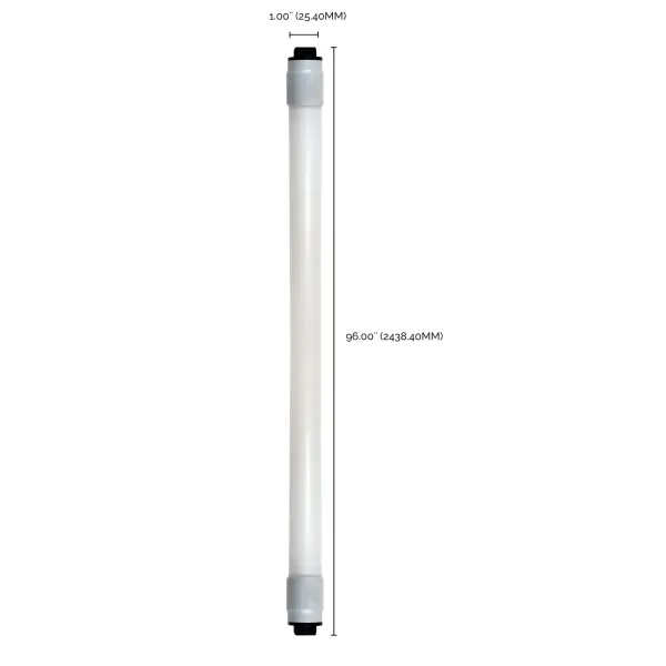 40 Watt - 8 Foot - T8 LED - 6500K - Recessed Double Contact base - 50000 Average rated hours - 5500 Lumens - Type B - Ballast Bypass - Double Ended Wiring - Image 7