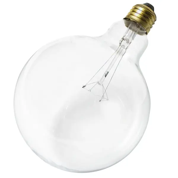 40 Watt G40 Incandescent - Clear - 4000 Average rated hours - 300 Lumens - Medium base - 120 Volt