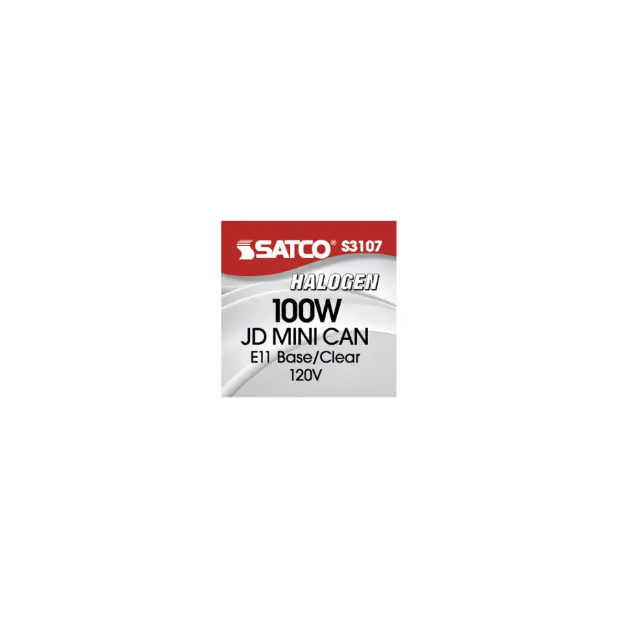 100 Watt - Halogen - T4 - Clear - 2000 Average rated hours - 1700 Lumens - Mini Candelabra base - 120 Volt - Image 6