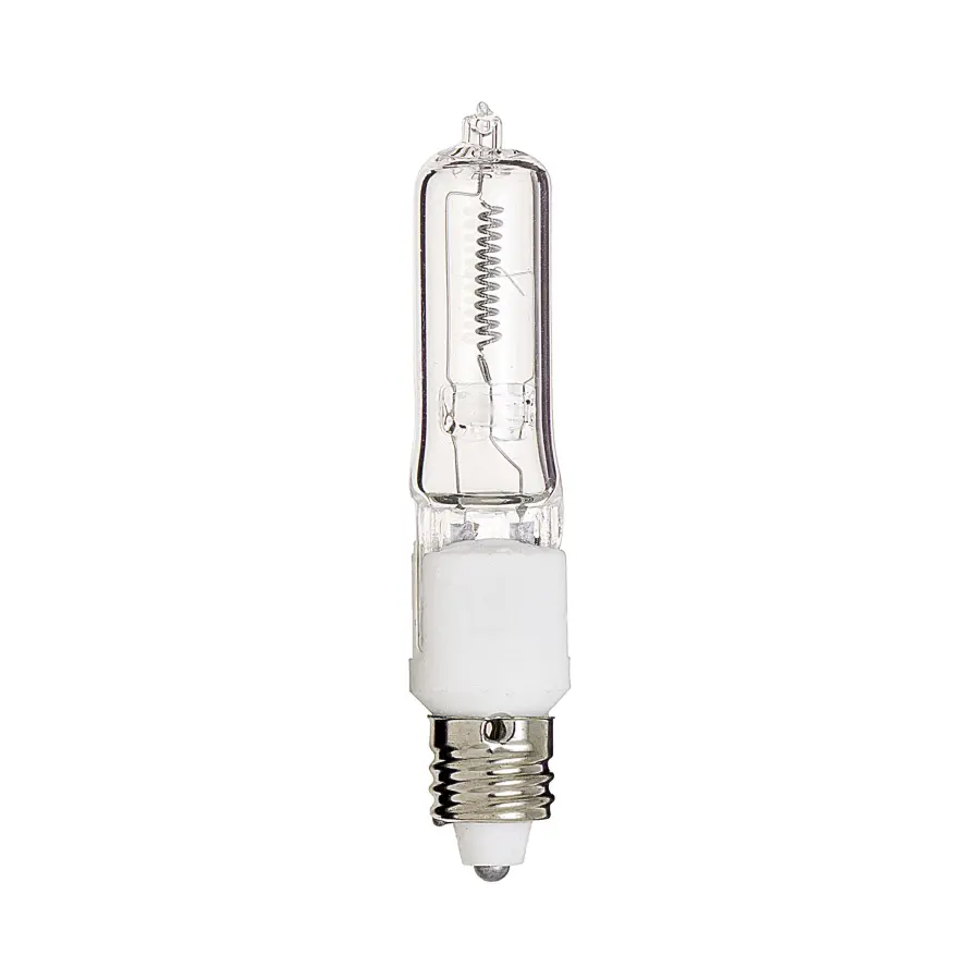 250 Watt - Halogen - T4 1/2 - Clear - 2000 Average rated hours - 4200 Lumens - Mini Candelabra base - 120 Volt