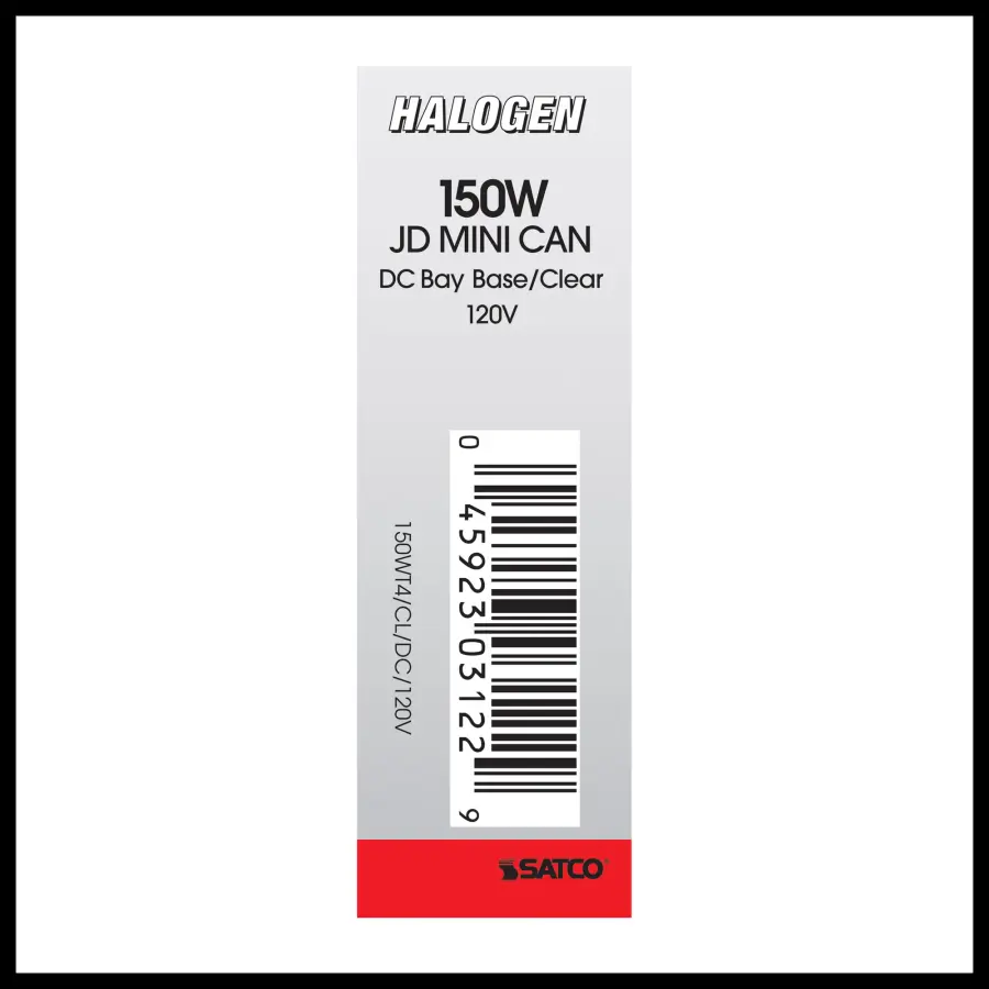 150 Watt - Halogen - T4 1/2 - Clear - 2000 Average rated hours - 2700 Lumens - DC Bay base - 120 Volt - Image 4