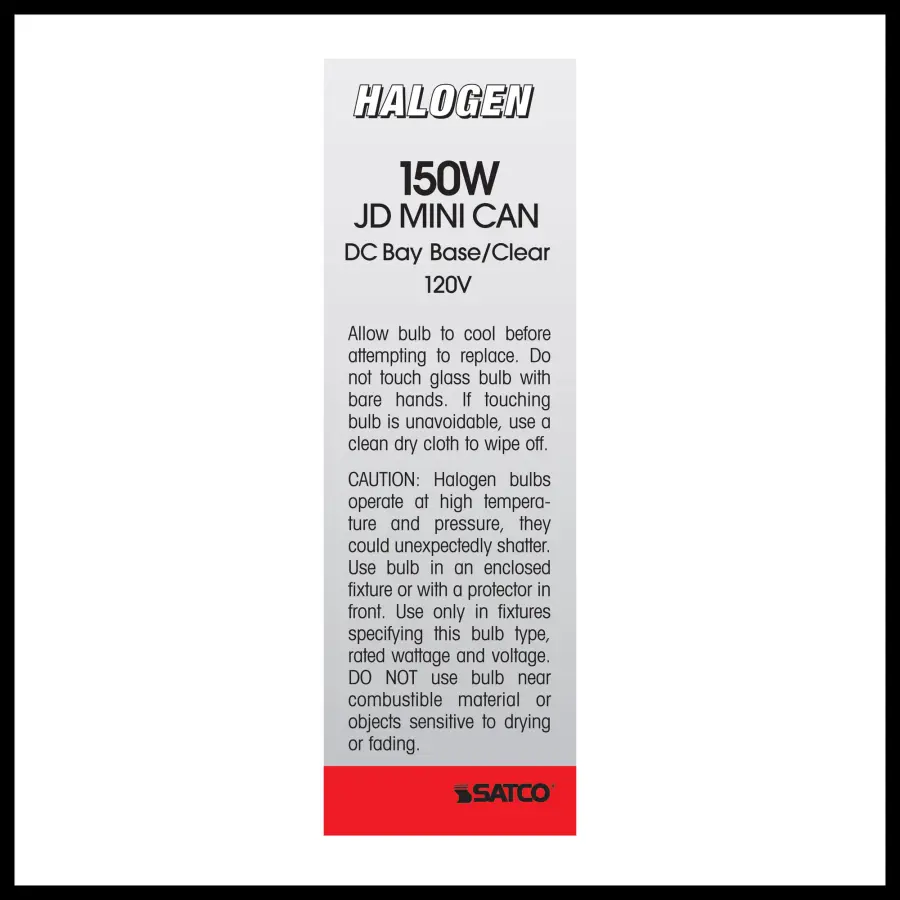 150 Watt - Halogen - T4 1/2 - Clear - 2000 Average rated hours - 2700 Lumens - DC Bay base - 120 Volt - Image 5