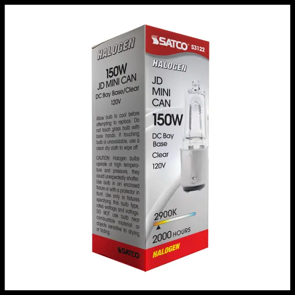 150 Watt - Halogen - T4 1/2 - Clear - 2000 Average rated hours - 2700 Lumens - DC Bay base - 120 Volt - Image 7