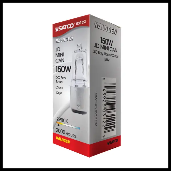 150 Watt - Halogen - T4 1/2 - Clear - 2000 Average rated hours - 2700 Lumens - DC Bay base - 120 Volt - Image 8