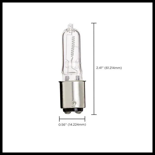 150 Watt - Halogen - T4 1/2 - Clear - 2000 Average rated hours - 2700 Lumens - DC Bay base - 120 Volt - Image 9