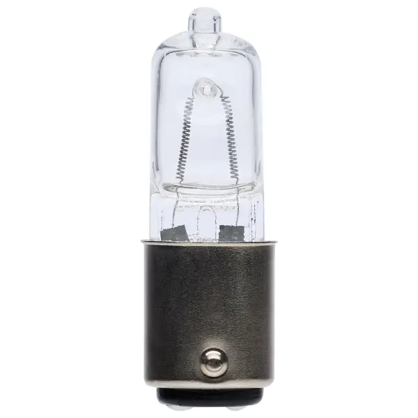 100 Watt - Halogen - T4 - Clear - 2000 Average rated hours - 1700 Lumens - DC Bay base - 120 Volt