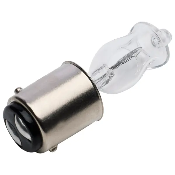 100 Watt - Halogen - T4 - Clear - 2000 Average rated hours - 1700 Lumens - DC Bay base - 120 Volt - alternate view