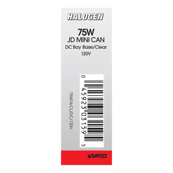75 Watt - Halogen - T4 - Clear - 2000 Average rated hours - 1250 Lumens - DC Bay base - 120 Volt - Image 4