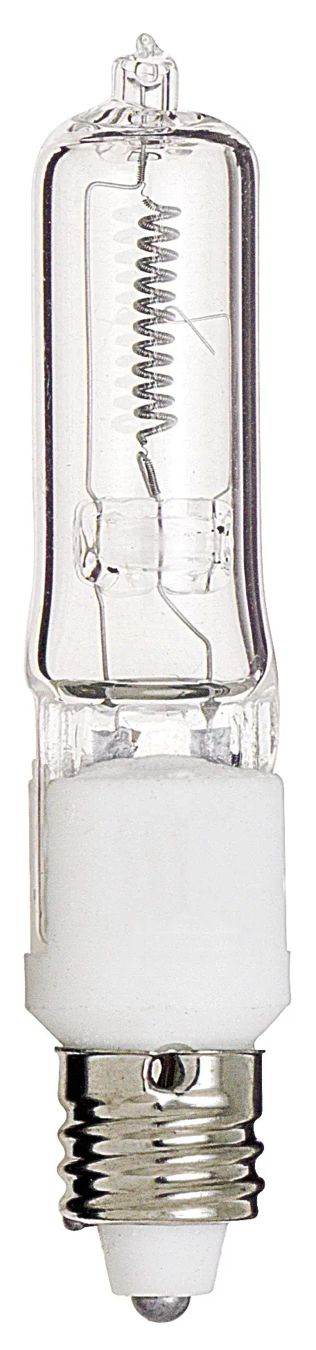 500 Watt - Halogen - T4 - Clear - 2000 Average rated hours - 8500 Lumens - Mini Candelabra base - 120 Volt