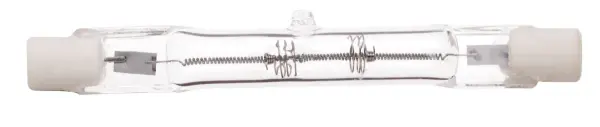75 Watt - Halogen - T3 - Clear - 1500 Average rated hours - 1050 Lumens - Double Ended base - 78mm - 130 Volt