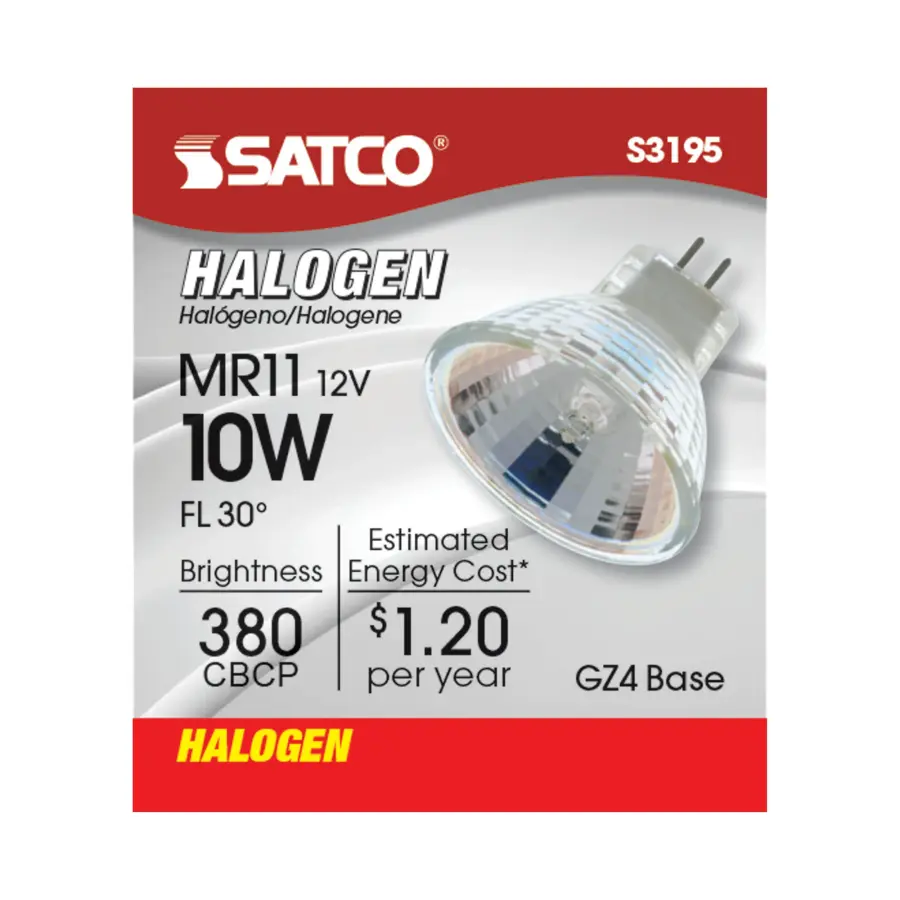 10 Watt - Halogen - MR11 - 2000 Average rated hours - Sub Miniature 2 Pin base - 12 Volt - Image 2
