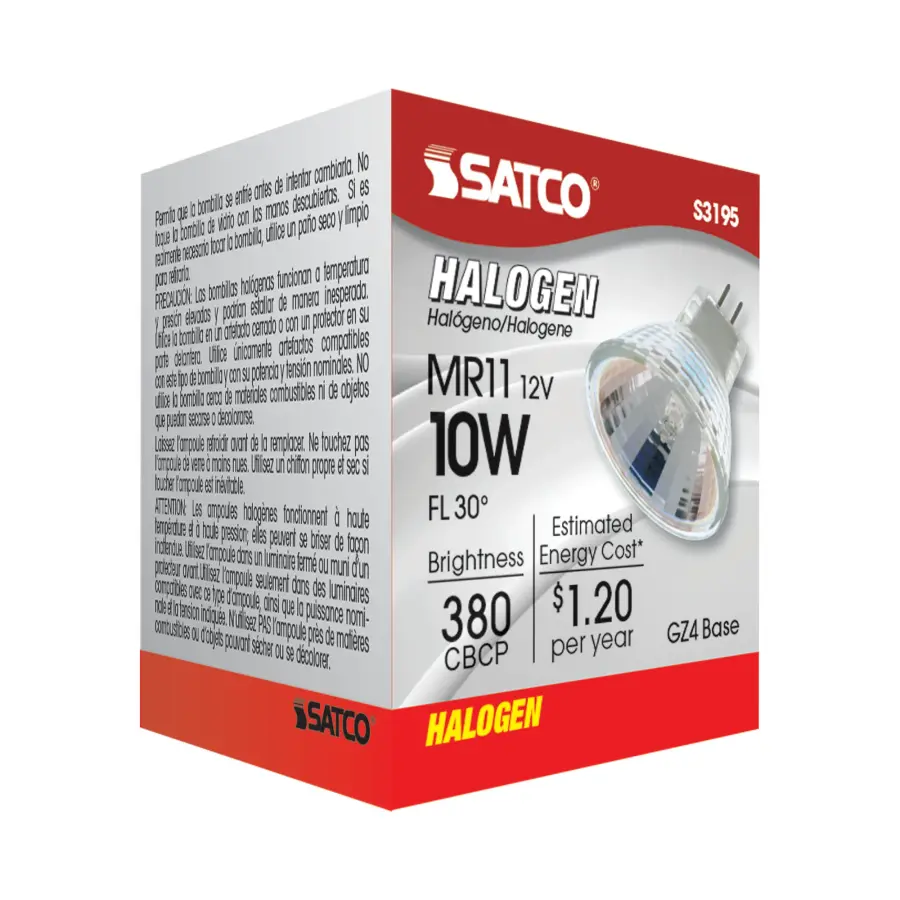 10 Watt - Halogen - MR11 - 2000 Average rated hours - Sub Miniature 2 Pin base - 12 Volt - Image 5