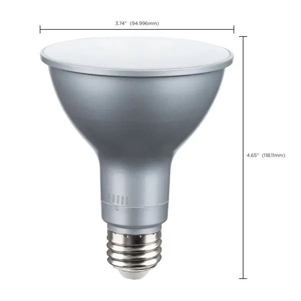 15 Watt PAR30LN High Lumen LED - Long Neck - 27K/30K/35K/40K/50K CCT Selectable - Medium Base - 120 Volt - Image 10