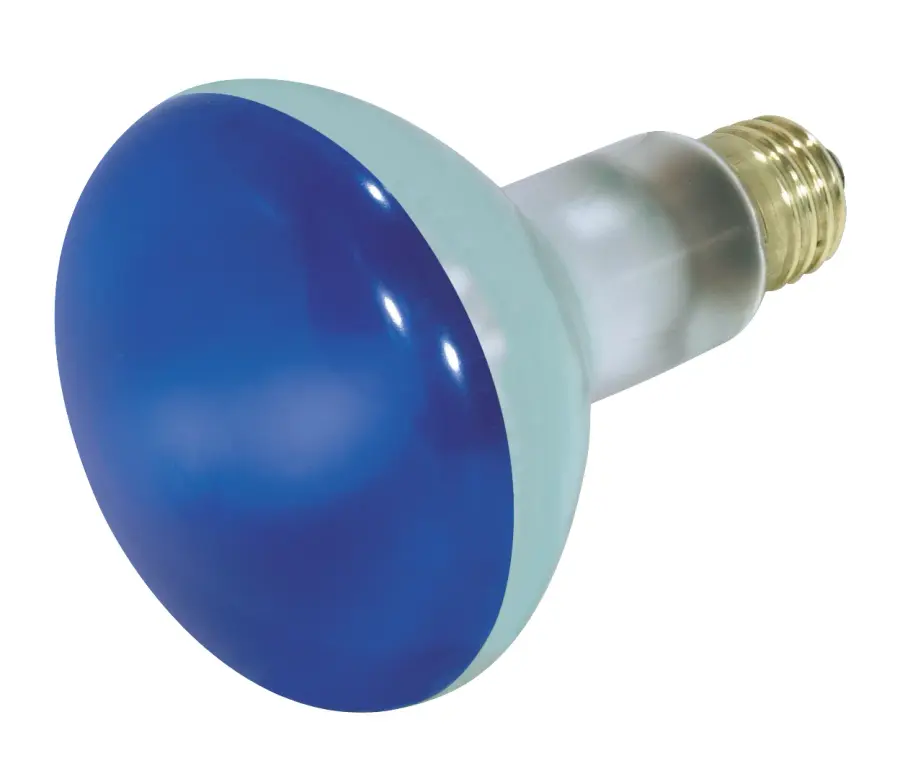 75 Watt BR30 Incandescent - Blue - 2000 Average rated hours - Medium base - 130 Volt - Image 1