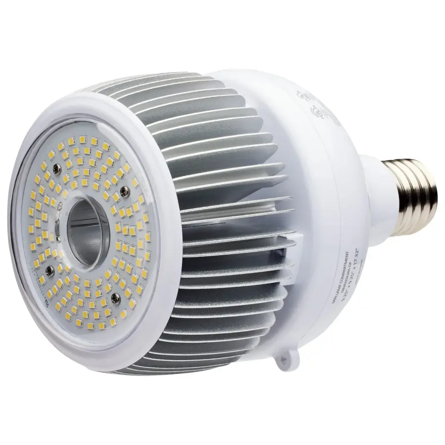60/80/100 Wattage Selectable - LED - Hi-Bay - Type B - Ballast Bypass - Mogul Extended - 5000K - 100V-277V - 250W-300W Metal Halide Replacement - Image 2