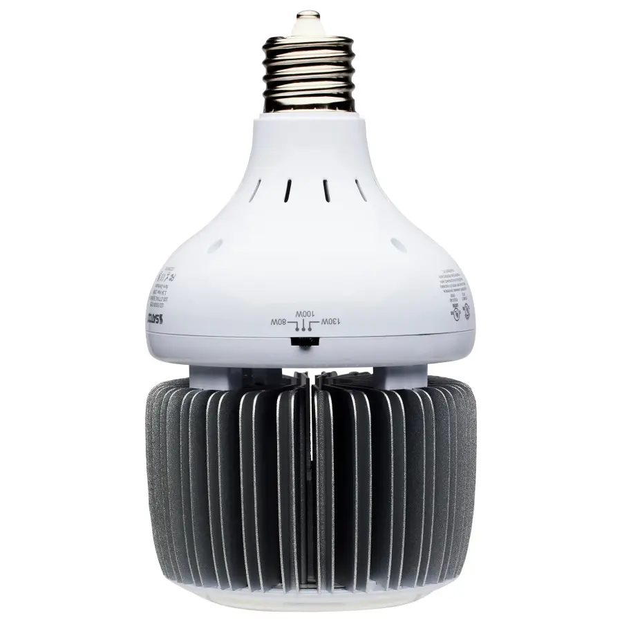 80/100/130 Wattage Selectable - LED - Hi-Bay - Type B - Ballast Bypass - Mogul Extended - 5000K - 100V-277V - 250W-400W Metal Halide Replacement - Image 1