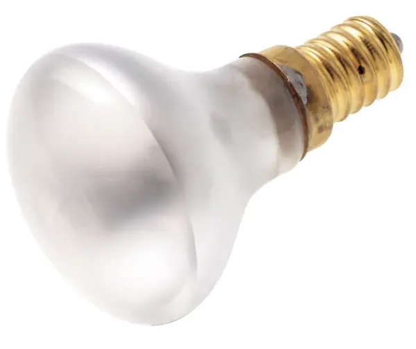 40 Watt R14 Incandescent - Frost - 1500 Average rated hours - 280 Lumens - European base - 130 Volt