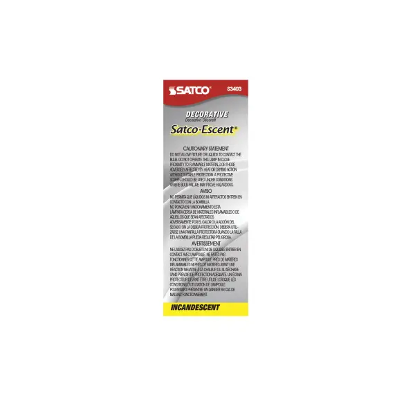 25 Watt C11 Incandescent - Spun White - 4000 Average rated hours - 160 Lumens - Candelabra base - 120 Volt - Image 3