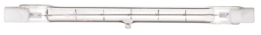 100 Watt - Halogen - T3 - Clear - 1500 Average rated hours - 1650 Lumens - Double Ended base - 118mm - 120 Volt - Carded - Image 1