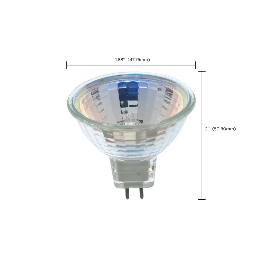 20 Watt - Halogen - MR16 - BAB - 2000 Average rated hours - Miniature 2 Pin Round base - 12 Volt - Carded - Image 10