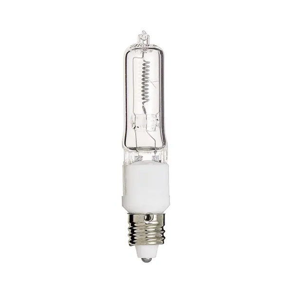 150 Watt - Halogen - T4 1/2 - Clear - 2000 Average rated hours - 2700 Lumens - Mini Candelabra base - 120 Volt - Carded