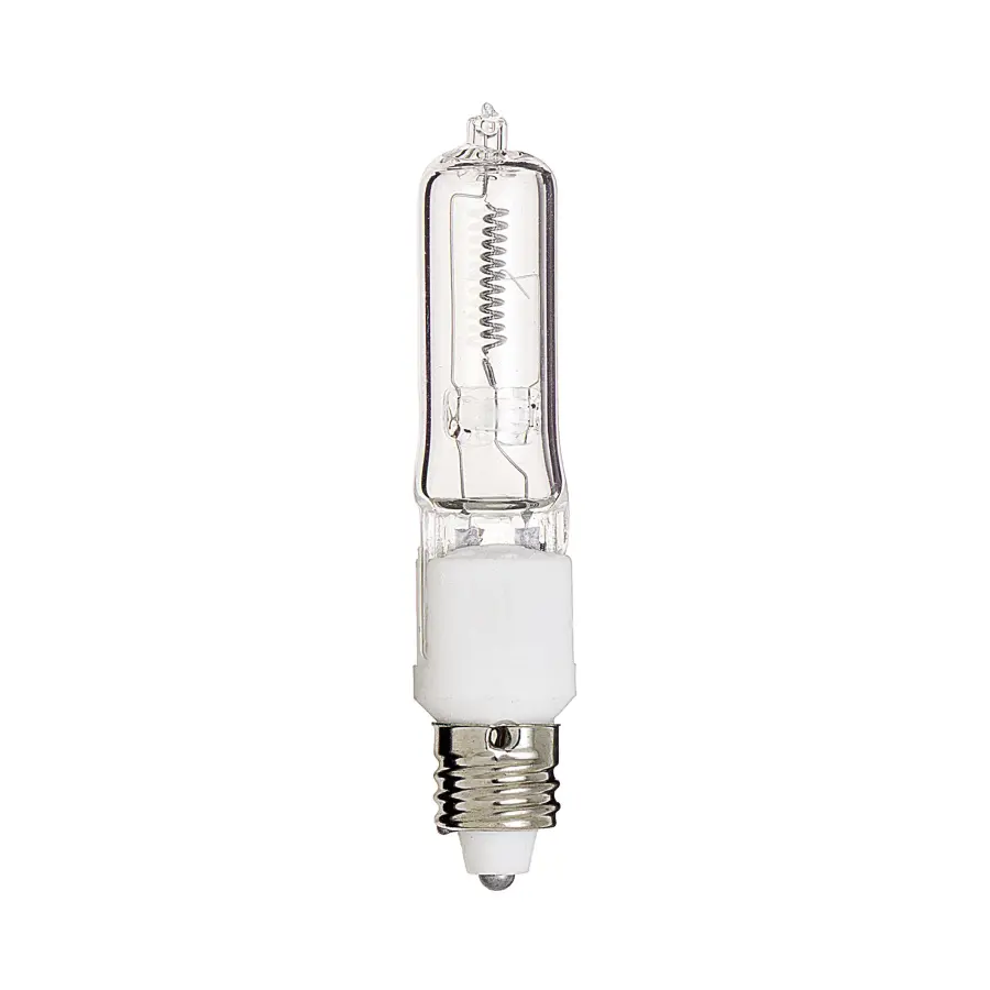 150 Watt - Halogen - T4 1/2 - Clear - 2000 Average rated hours - 2700 Lumens - Mini Candelabra base - 120 Volt - Carded