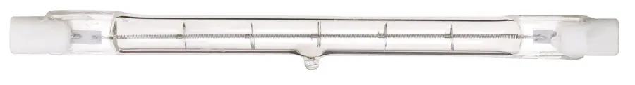 150 Watt - Halogen - T3 - Clear - 1500 Average rated hours - 2400 Lumens - Double Ended base - 118mm - 120 Volt - Carded - Image 1