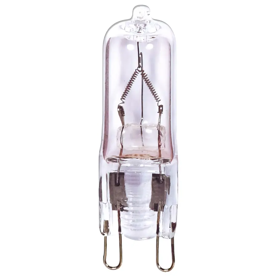 35 Watt - Halogen - T4 - Clear - 2000 Average rated hours - 400 Lumens - Double Loop base - 120 Volt - Carded - Image 1