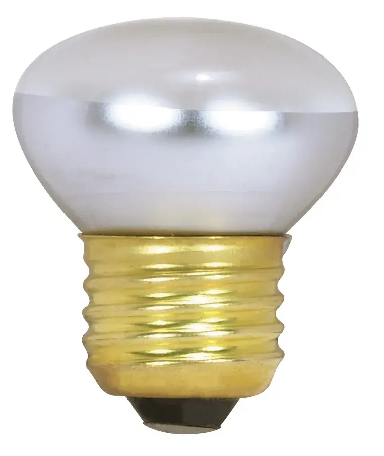 40 Watt R14 Stubby Incandescent - Clear - 1500 Average rated hours - 280 Lumens - Medium base - 120 Volt - Image 1