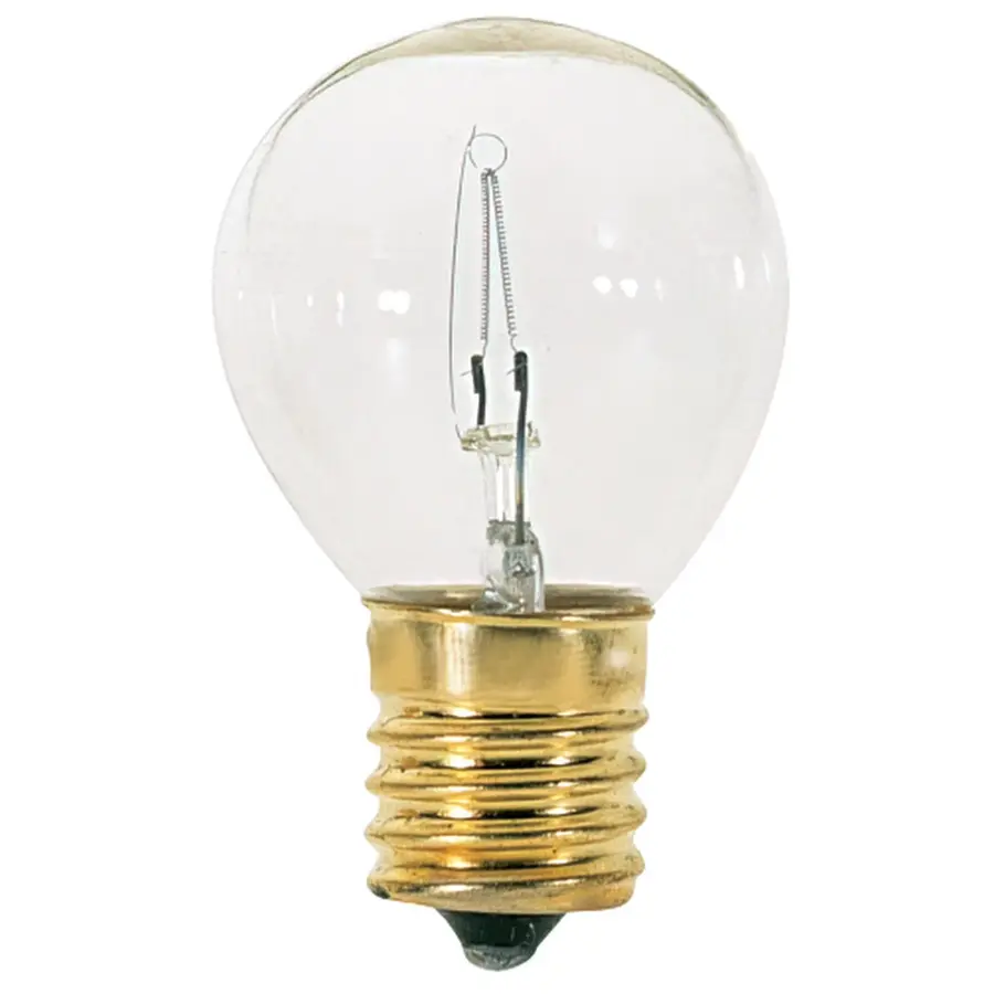 40 Watt S11N Incandescent - Clear - 1500 Average rated hours - 370 Lumens - Intermediate base - 120 Volt