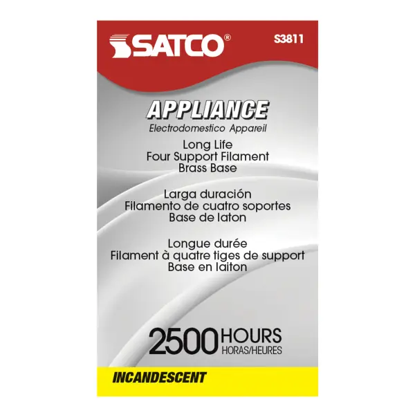 40 Watt A15 Incandescent - Frost - Appliance Lamp - 2500 Average rated hours - 290/217 Lumens - Medium base - 130/120 Volt - Image 3