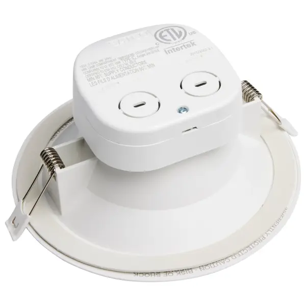 9 watt LED Direct Wire Downlight - 5-6 inch - 3000K - 120 volt - Dimmable - Image 4