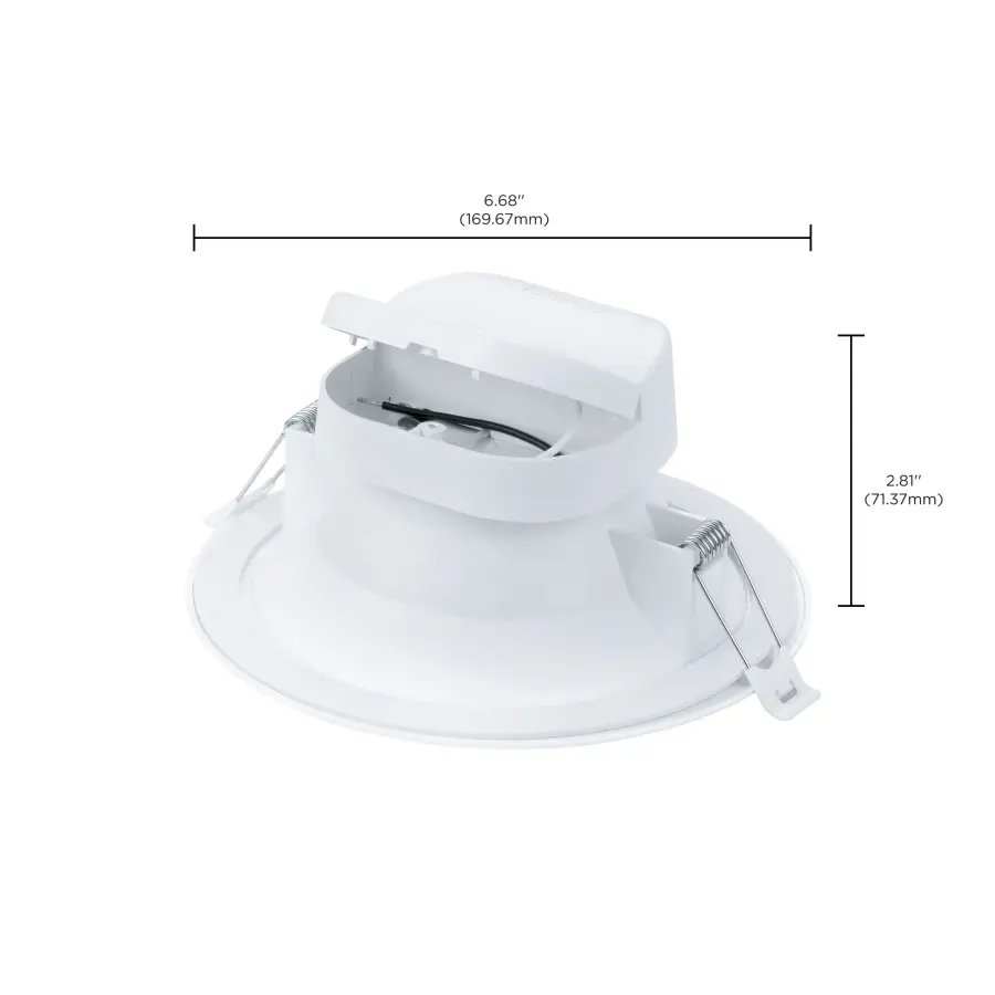 9 watt LED Direct Wire Downlight - 5-6 inch - 4000K - 120 volt - Dimmable - Image 14