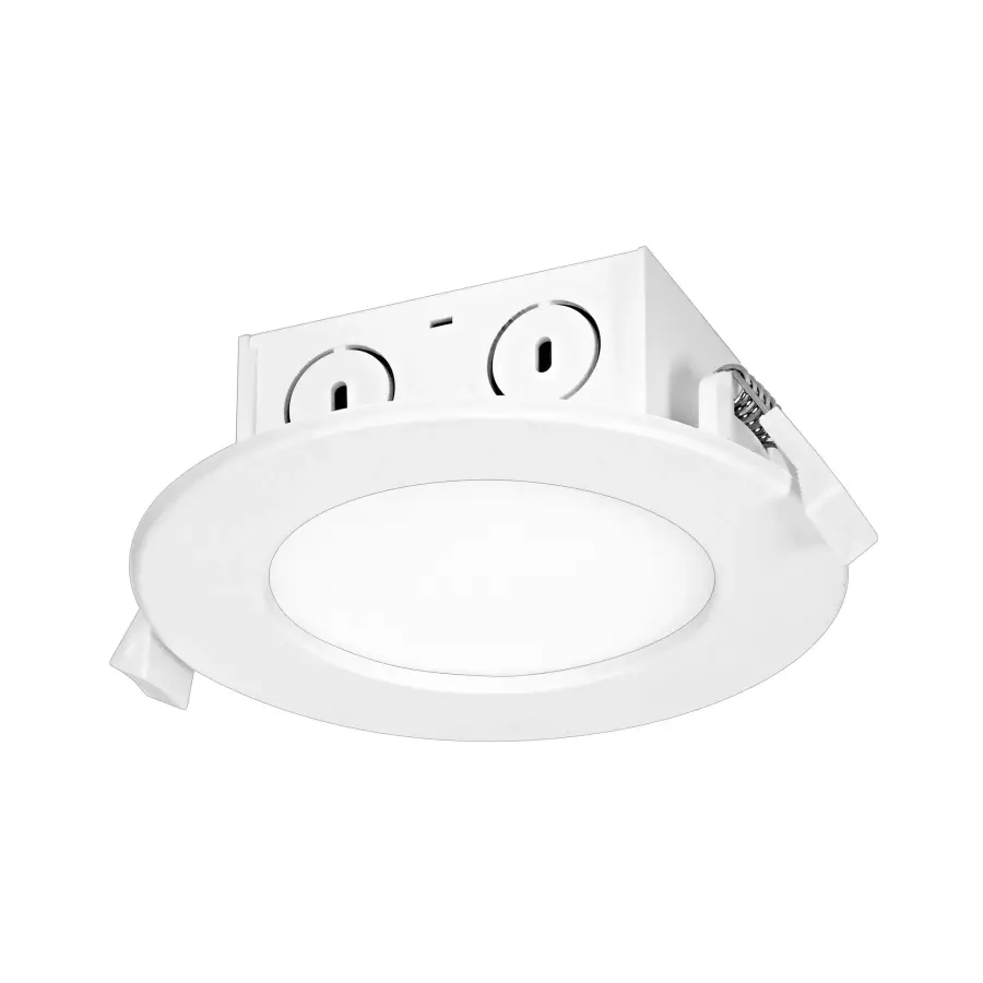 8.5 watt LED Direct Wire Downlight - Edge-lit - 4 inch - 3000K - 120 volt - Dimmable - Image 1