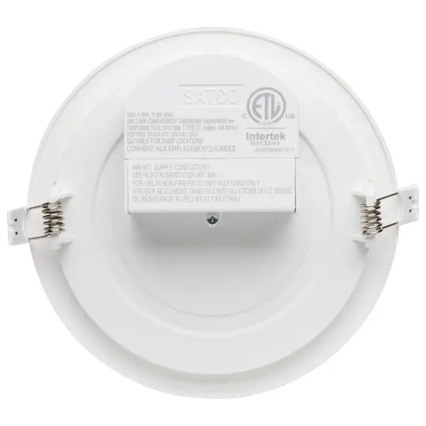 11.6 watt LED Direct Wire Downlight - Edge-lit - 5-6 inch - 5000K - 120 volt - Dimmable - Image 3
