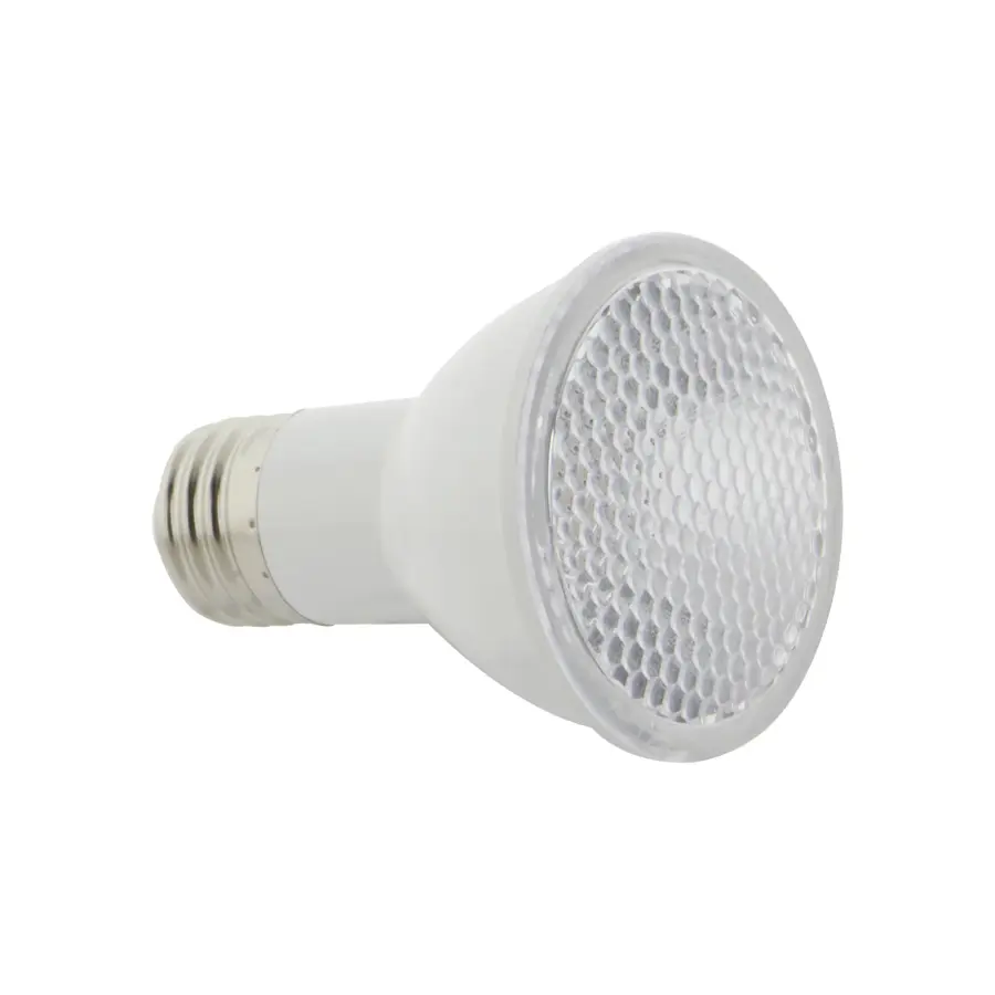 6.5 Watt - PAR20 LED - Amber color - 40 deg. Beam Angle - Medium base - 120 Volt - Turtle Friendly - Image 1