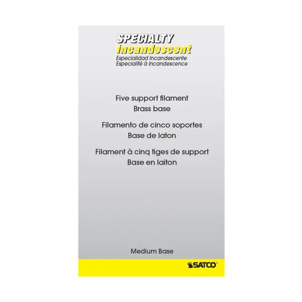 75 Watt A19 Incandescent - Black - 480 Average rated hours - Medium base - 120 Volt - Image 5