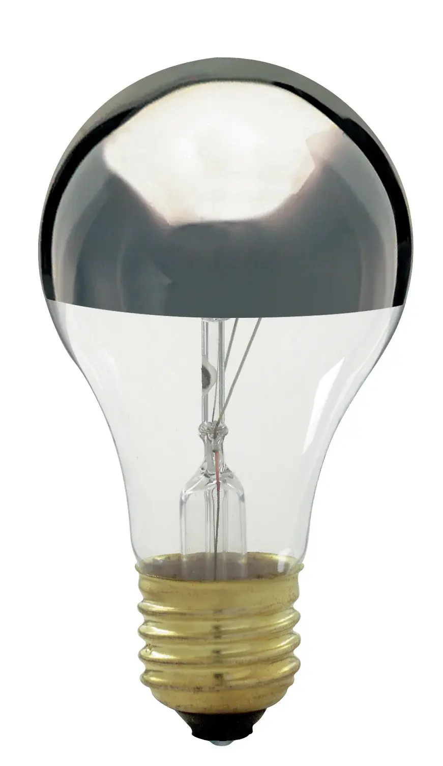 100 Watt A19 Incandescent - Silver Crown - 1500 Average rated hours - 960 Lumens - Medium base - 130 Volt