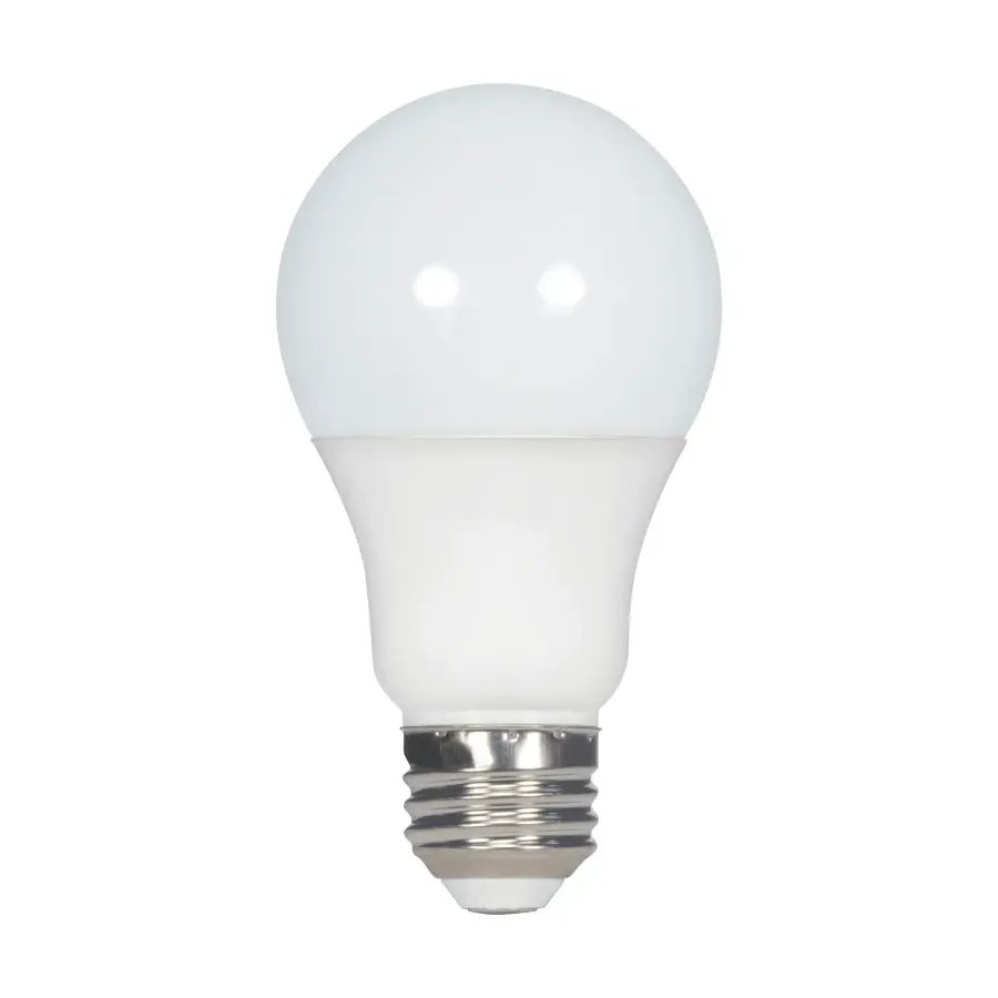 9.5 Watt - A19 LED - Frosted - 2700K - Medium base - 220 deg. Beam Angle - 120 Volt - Non-Dimmable - 4-Pack - Image 2
