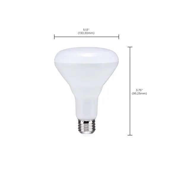8.5 Watt - BR30 LED - 2700K - 80 CRI - Medium Base - 120 Volts - Dimmable - 48-pack - Image 11