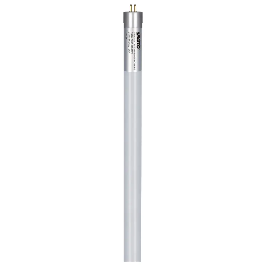 25 Watt T5 LED - Miniature bi-pin base - 6500K - 50000 Average rated hours - 3400 Lumens - 120-277 Volt - Type B - Ballast Bypass - Single or Double Ended Wiring