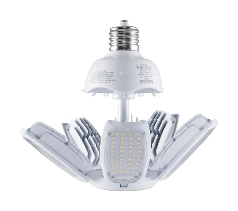 60 Watt LED HID Replacement - 5000K - Mogul extended base - Adjustable Beam Angle - Type B Ballast Bypass -100-277 Volt - Image 3