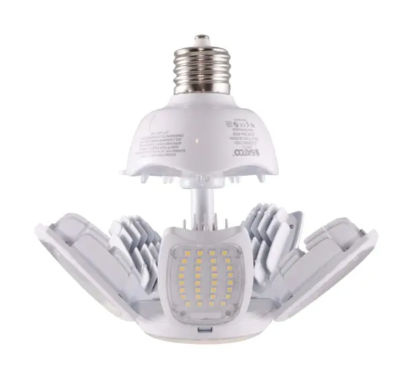 75 Watt LED HID Replacement - 5000K - Mogul Extended base - Adjustable Beam Angle - Type B Ballast Bypass -100-277 Volt - Image 3