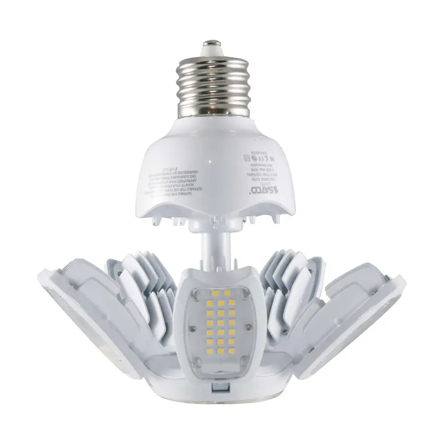 40 Watt LED HID Replacement - 2700K - Mogul extended base - Adjustable Beam Angle - Type B Ballast Bypass -100-277 Volt - Image 3